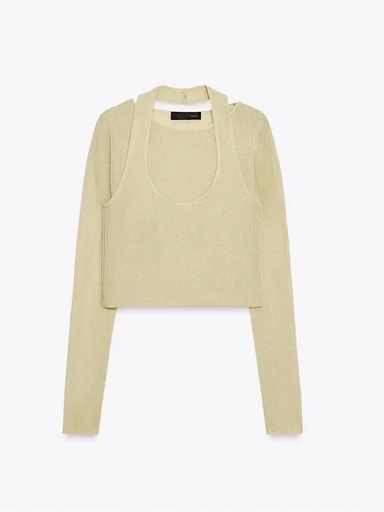 Zara MULTI-POSITION KNIT TOP
TYE
Cream - Picture 3 of 6